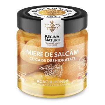 Miód akacjowy z suszonymi wiśniami 250g