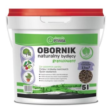 OBORNIK naturalny bydlęcy granulowany wiadro 5l OPTIMA