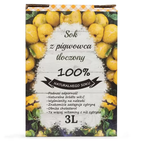 Sok tłoczony z Pigwowca Japońskiego 3L
