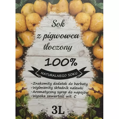 Sok tłoczony z PIGWOWCA JAPOŃSKIEGO 1,5L