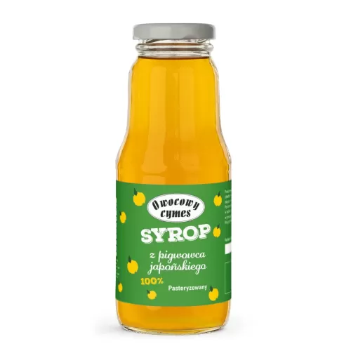 Syrop z pigwowca japońskiego 300ml pasteryzowany