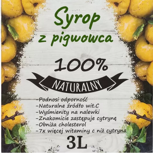 Syrop z pigwowca japońskiego 3l